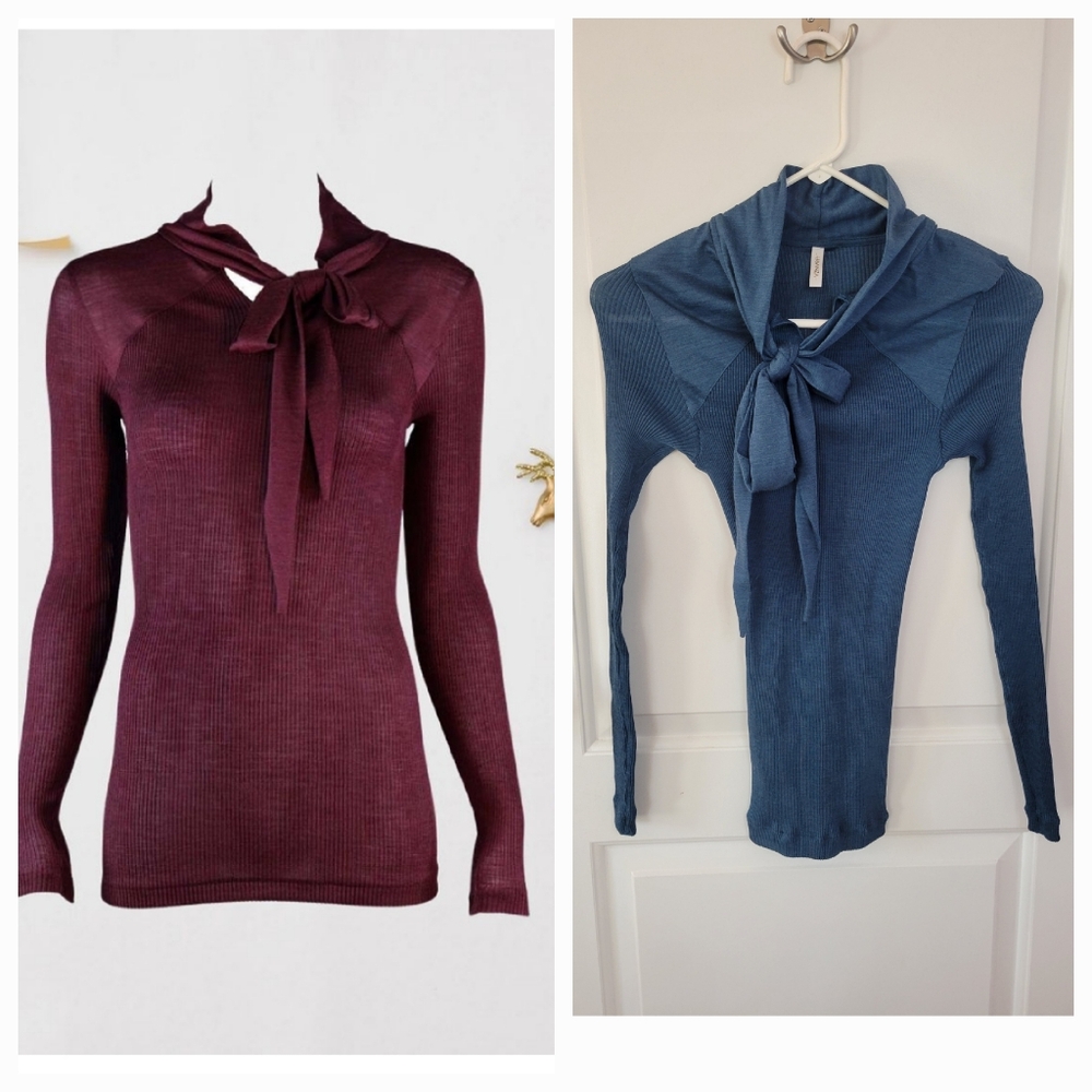 Lisanza Silk Wool Blend Body Con Sweater NWOT